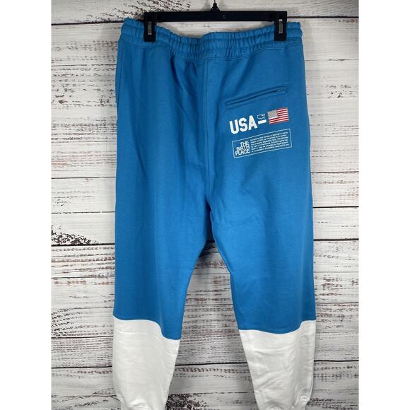 The Birth Place Hoodie Sweatpants Set Mens XL Blue White California USA 24/7 365 - Picture 8 of 11
